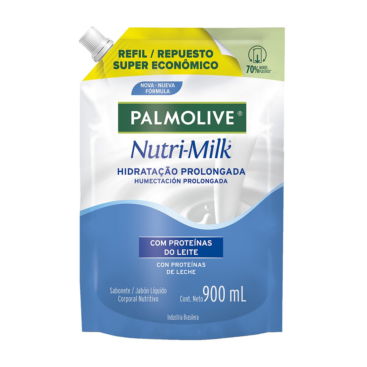 Sabonete Líquido Palmolive Nutri-Milk Super Econômico Refil 900ml